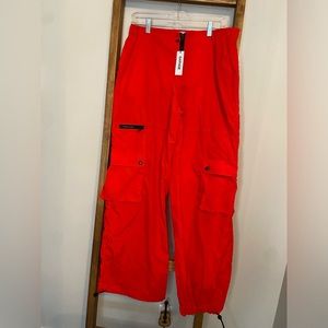 Garage Parachute Pants Red